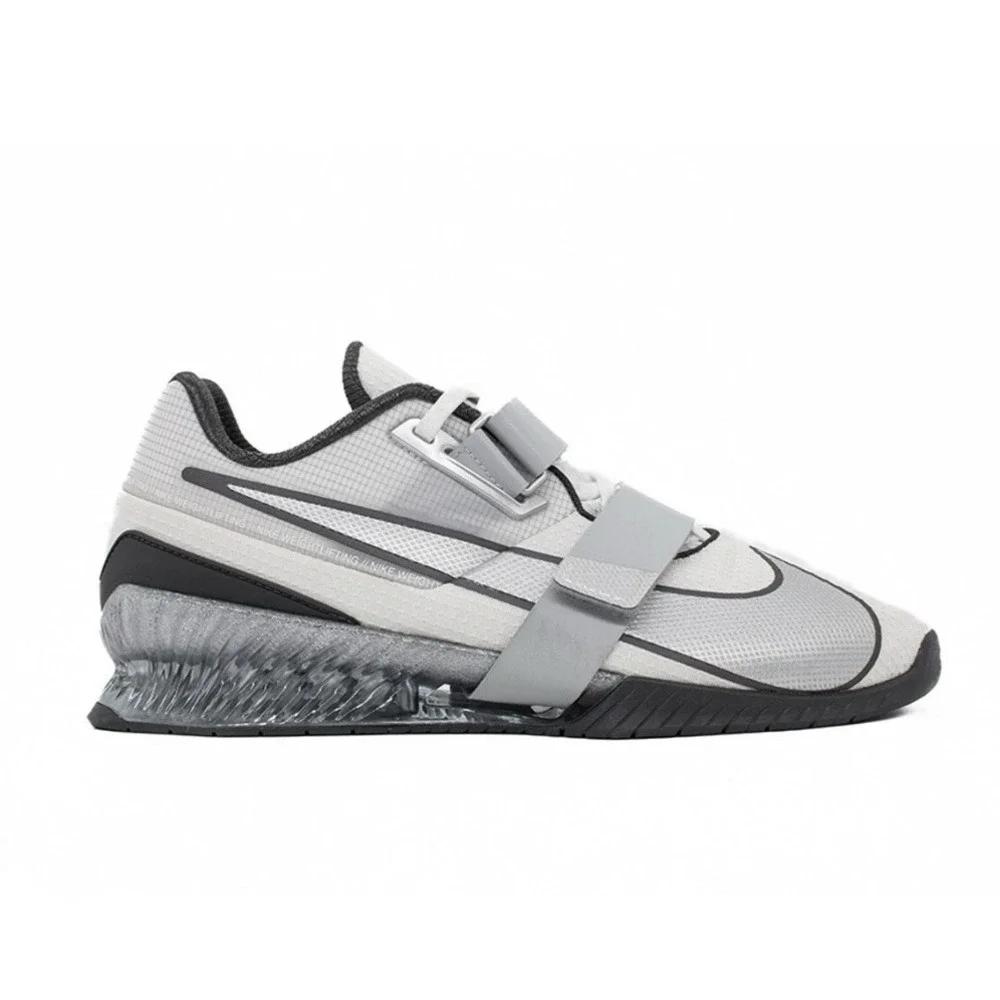 Nike Romaleos 4 SE Weightlifting Shoes White Silver FZ8663-100 Men's Sz 8